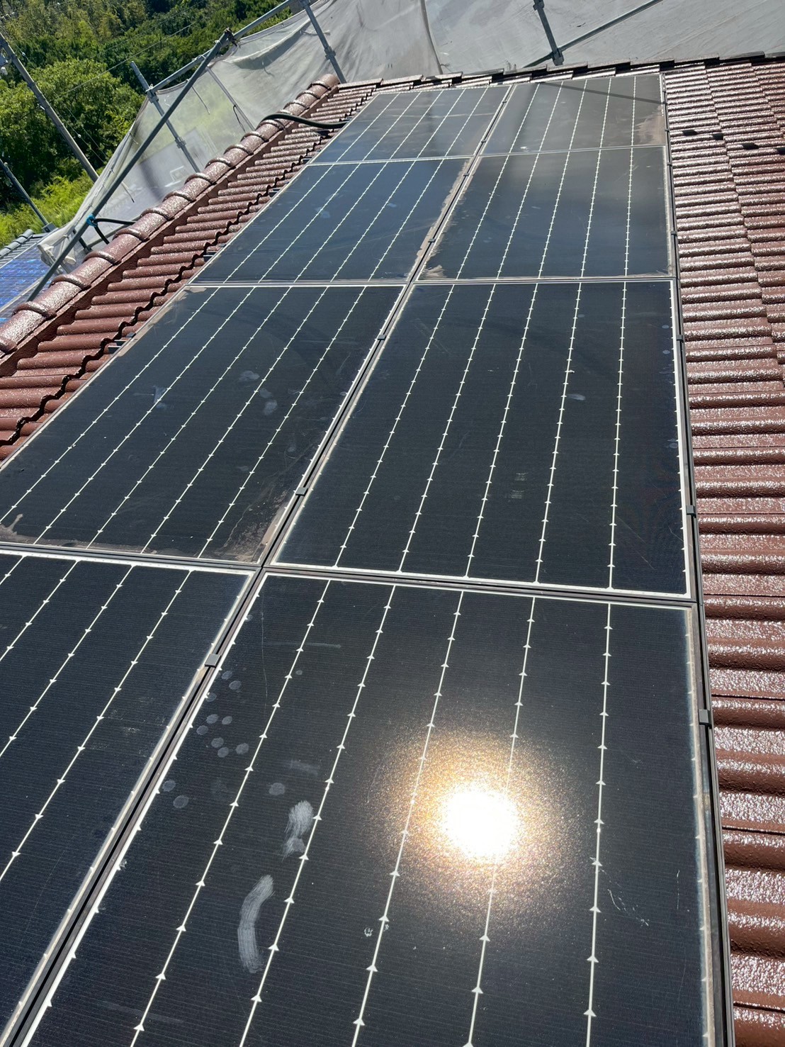 さぬき市　太陽光パネルを再設置しました